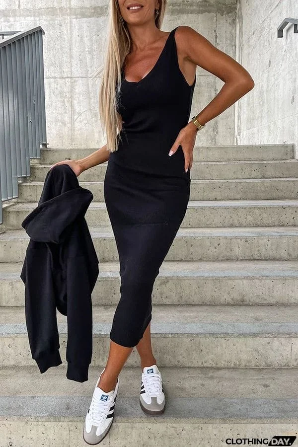 Around The World Hooded Sweatshirt and Slip Maxi Skirt Two Piece Set