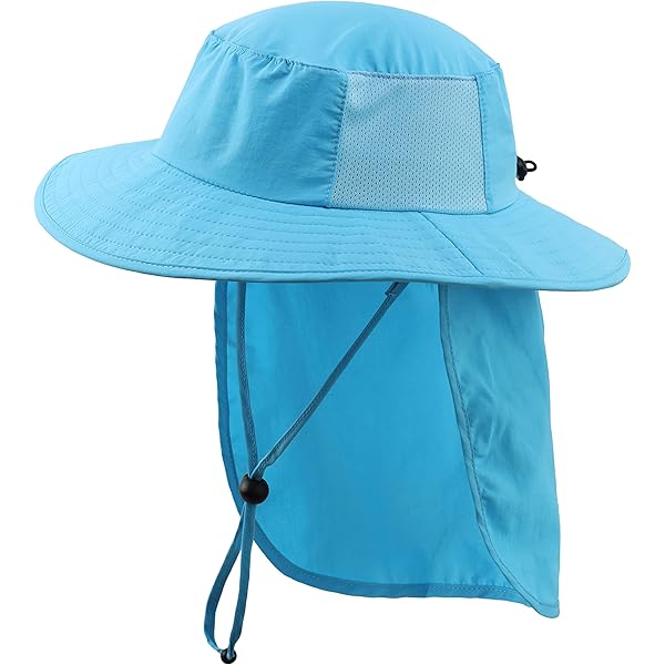 Home Prefer Kids Flap Sun Hat with UPF 50+ Wide Brim Beach Hat Fishing Hiking Hat