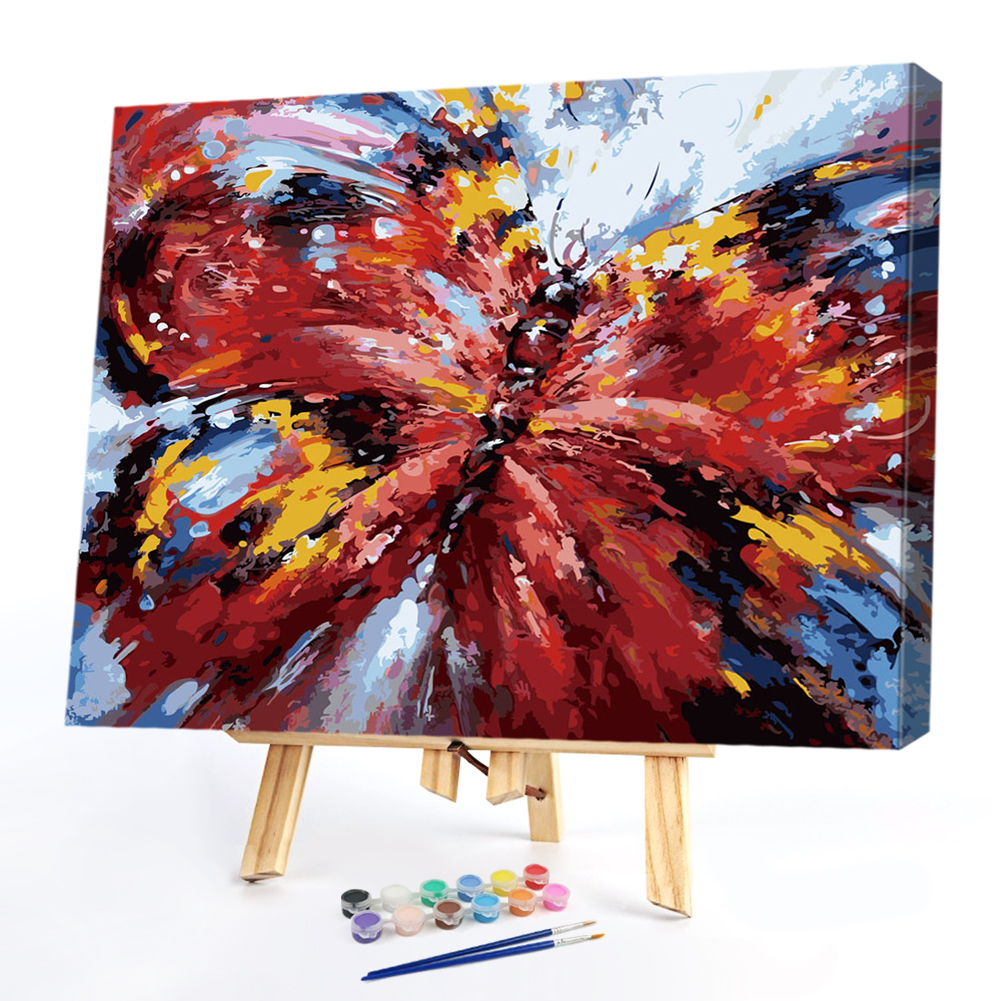 

40x50cm - Paint By Numbers Color Butterfly, 501 Original