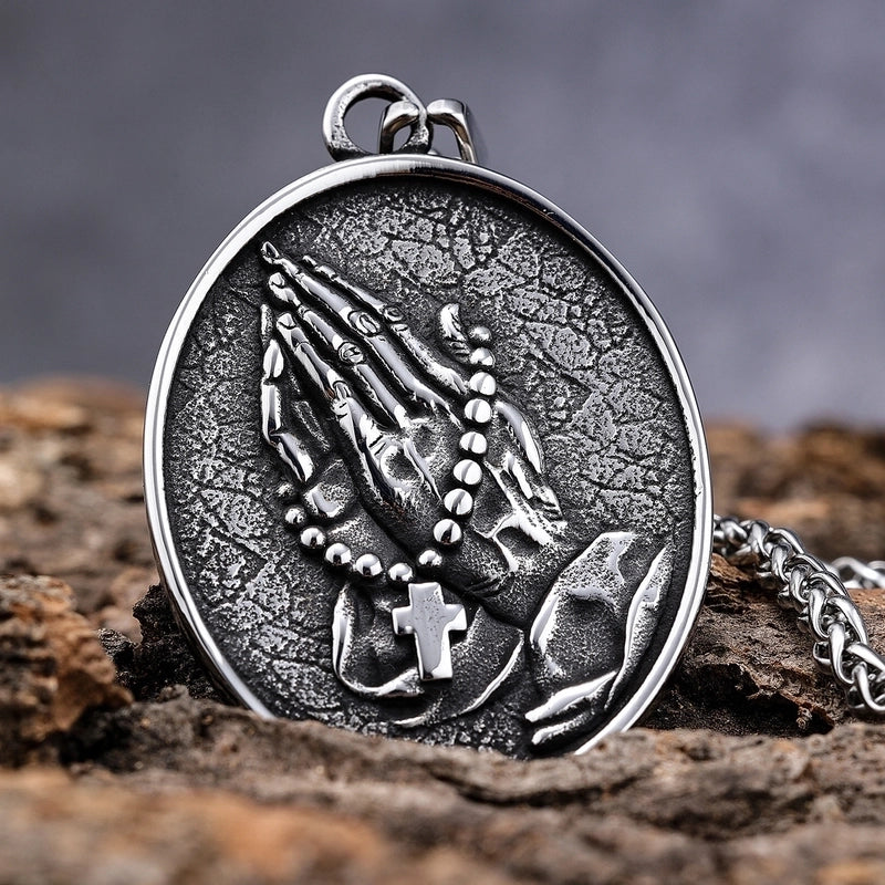 Retro Solid Color 304 Stainless Steel Polishing Pendants Jewelry Accessories