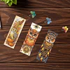 3Pcs Special Shape Owl Diamond Painting Art Bookmark with Pendant for Book Lover