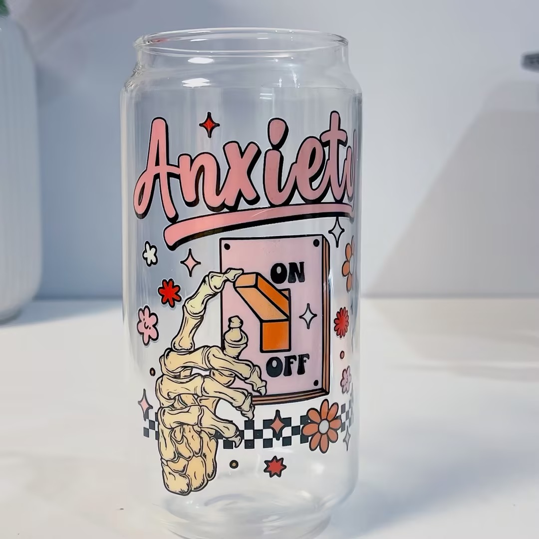 Maneifurui™  Anxiety  Glass Can