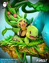 Forest Type Family - Pokemon Resin Statue - EGGS Studios