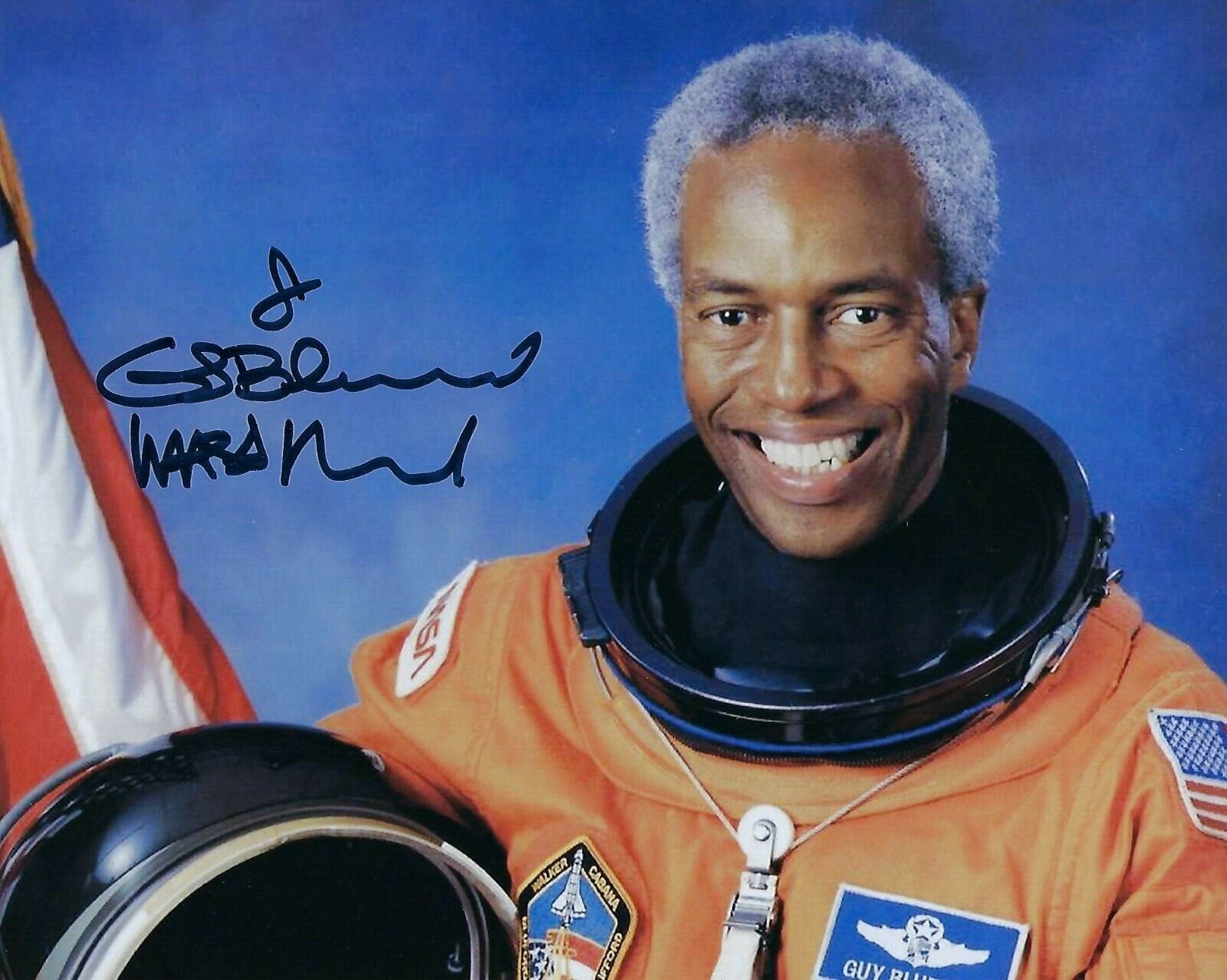 GFA Astronaut NASA Engineer * GUION BLUFORD * Signed 8x10 Photo Poster painting G2 COA