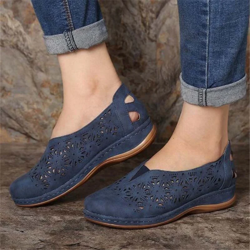Women Sandals Retro Summer Shoes For Women Wedge Heels Sandals Summer Casual Chaussure Femme Mules Soft Bottom Wedges Shoes