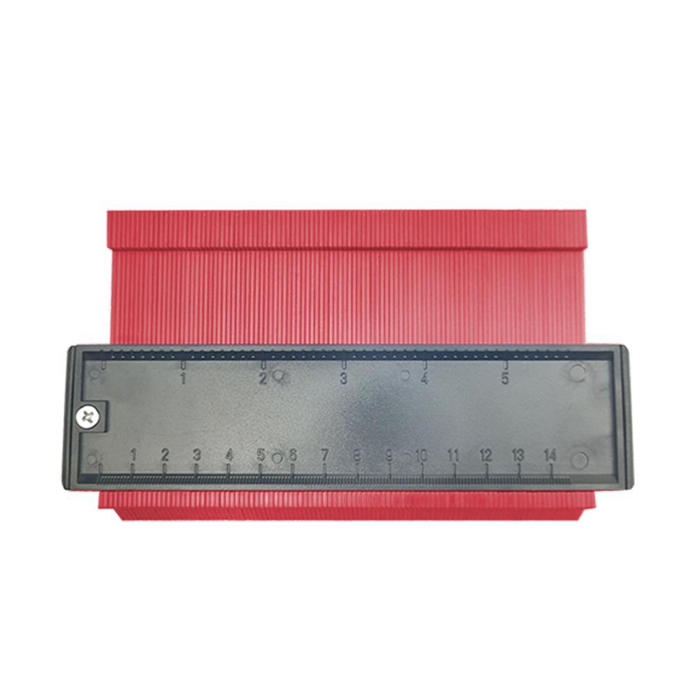 

Plastic Profile Copy Gauge Contour Gauge Duplicator Standard Marking Tools, Red, 501 Original