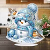 Christmas Snowman Diamond Painting Desktop Table Decor Ornaments Kit