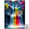 Colorful Waterfall- Round/Square AB Drills Diamond Painting(45x60cm)