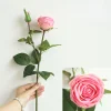 Real Touch Moisture 6.8cm Stem Round Blush Rose Luxe Artificial Flower