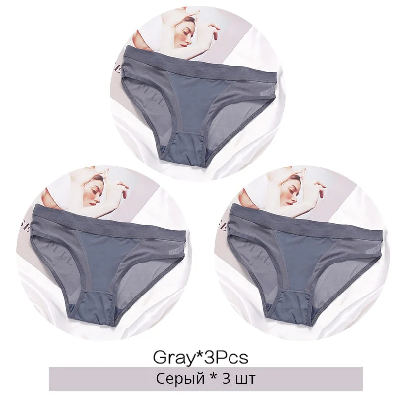 FINETOO Women Low Waist Panties Transparent Mesh Underpants M-2XL Ladies Briefs Female Underwear Fashion Girl Panty Lingerie New