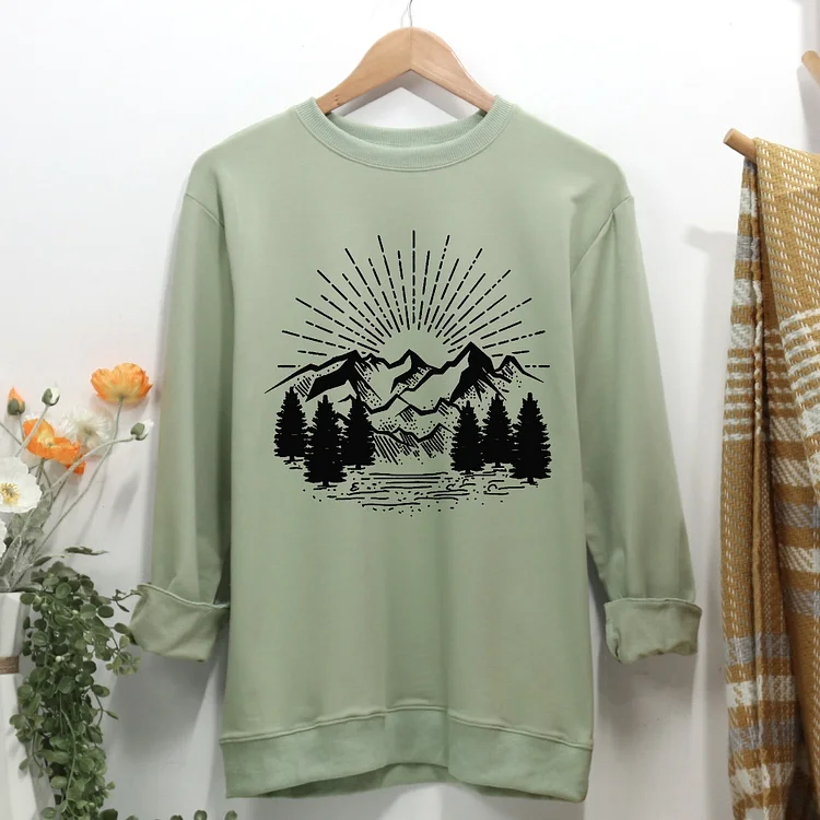 Mountain and hiking Women Casual Sweatshirt
