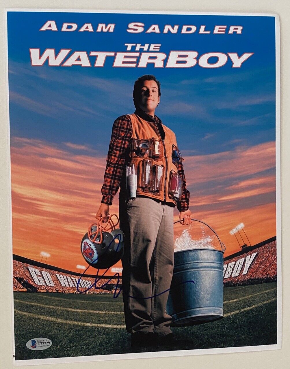 Adam Sandler Signed Autographed 11x14 Photo Poster painting Poster THE WATERBOY Beckett BAS COA