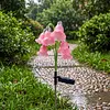 Solar Flower Stake Light Outdoor Garden Decorative Lily Lawn Lamp