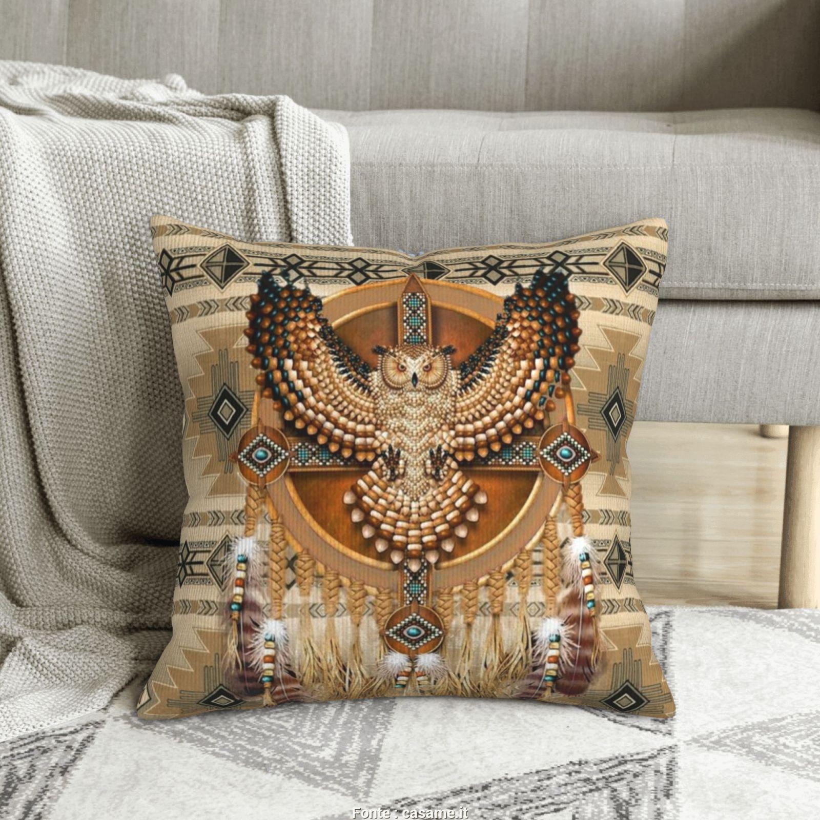 Comstylish Vintage Tribal Pattern Home Pillow