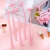 20PCS Adorable Pink Cherry Blossom 0.38mm Gel Signature Pen School Student Office Cute Stationery Gift