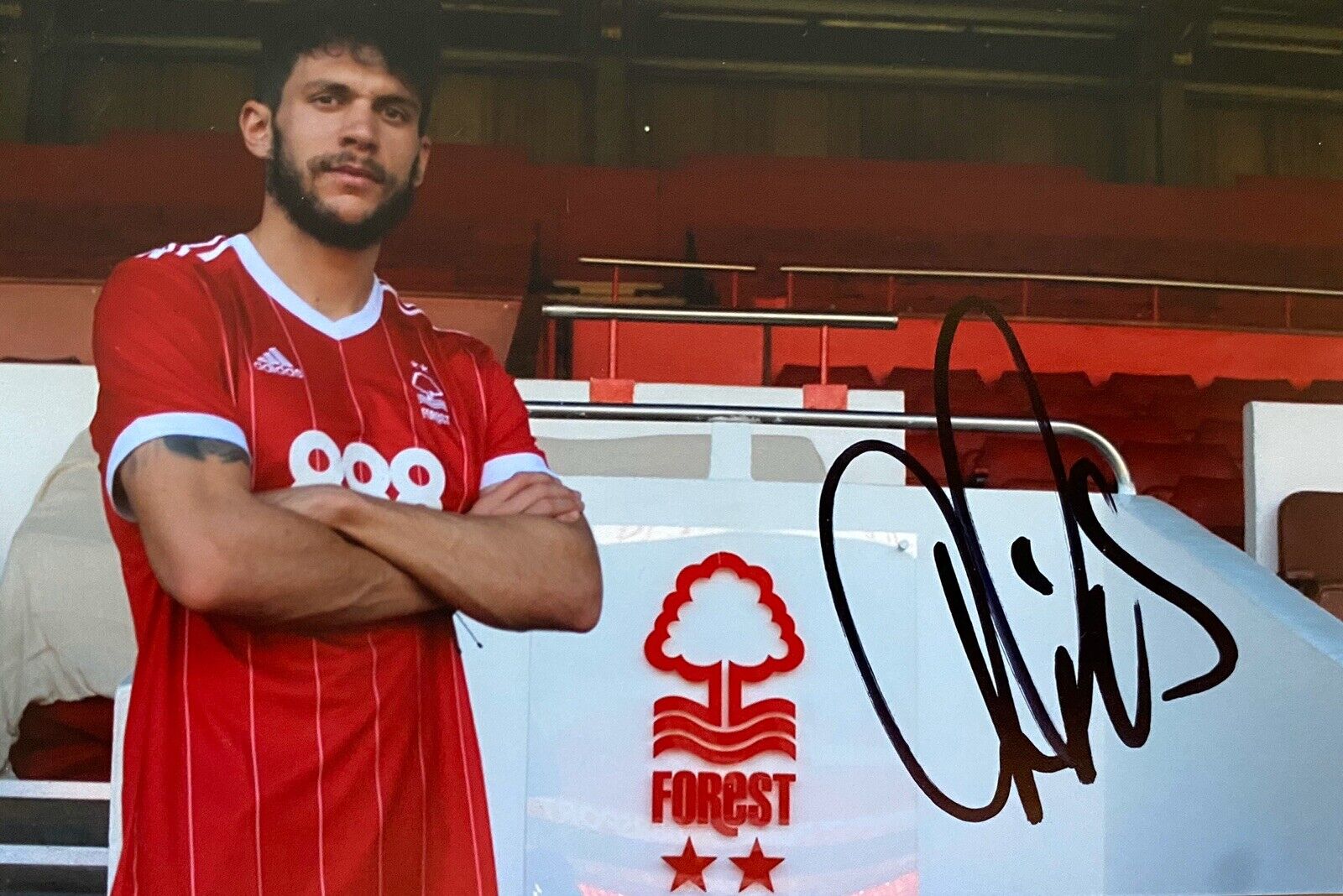 Tobias Figueiredo Genuine Hand Signed 6X4 Photo Poster painting - Nottingham Forrest 2