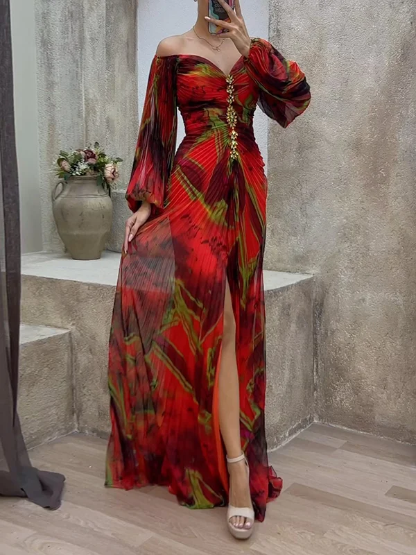 Women's  Solid Color Party Dress
