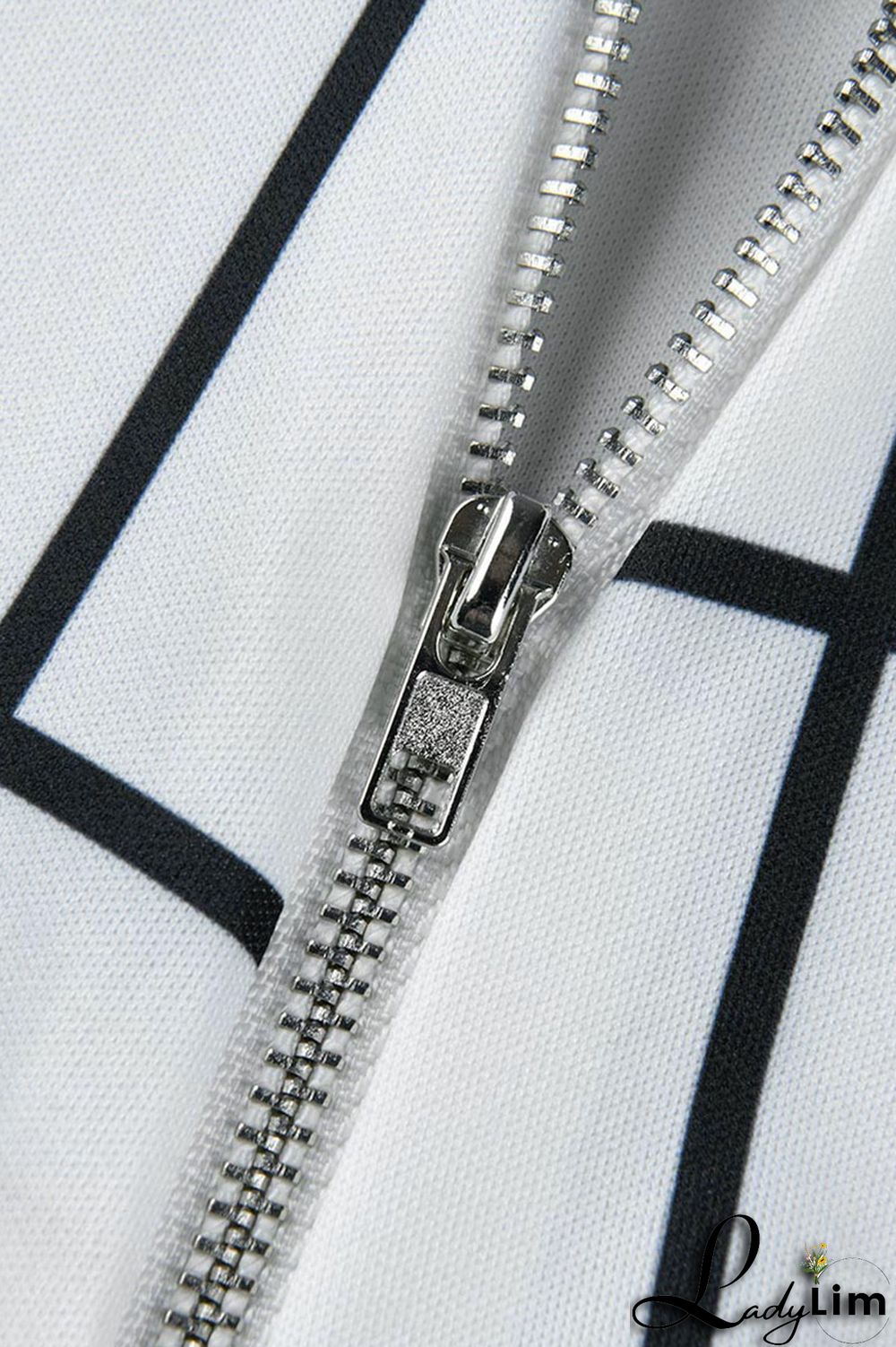 Deep Blue Sexy Plaid Print Split Joint Spaghetti Strap Sleeveless Two Pieces