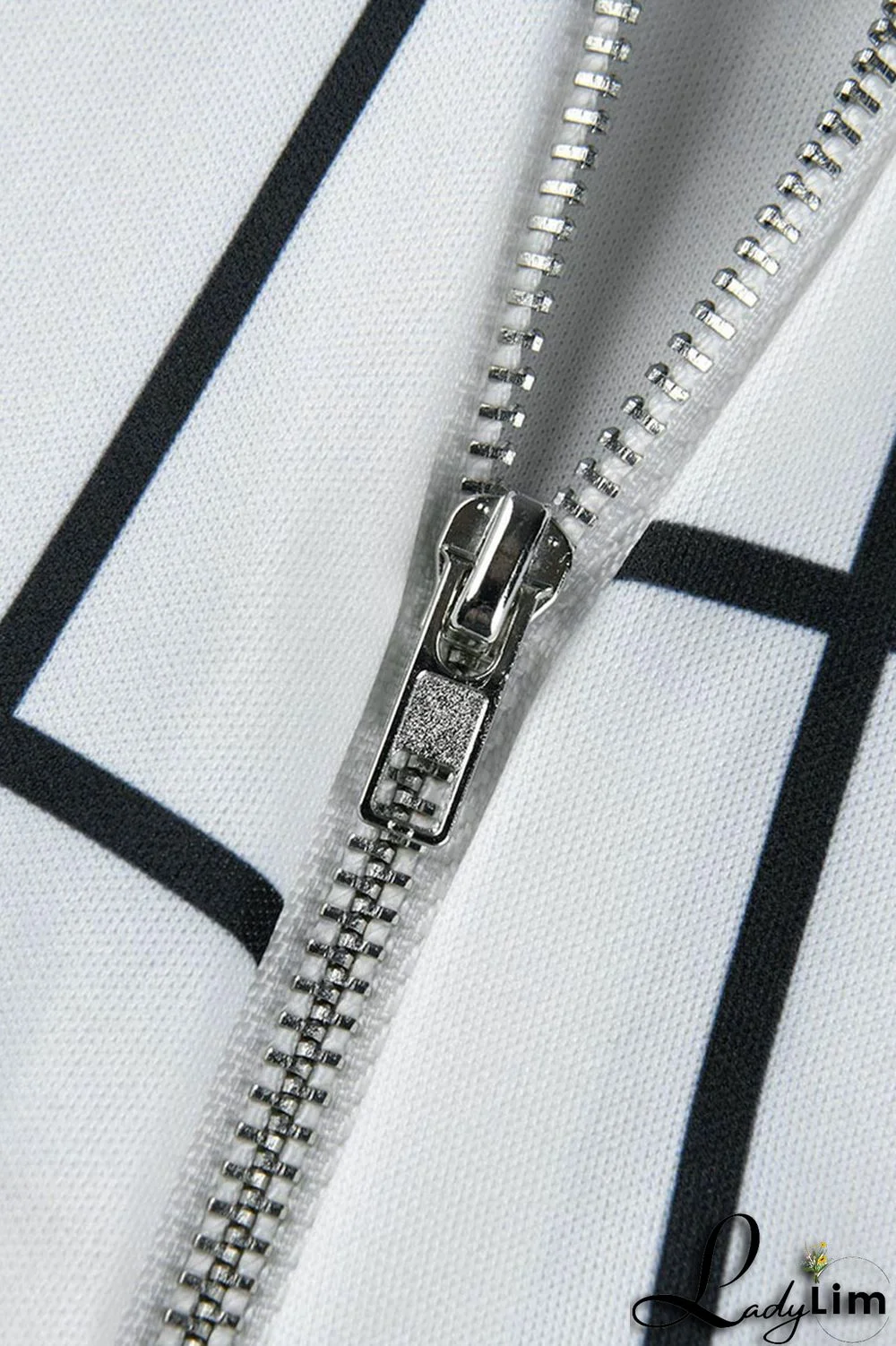 Deep Blue Sexy Plaid Print Split Joint Spaghetti Strap Sleeveless Two Pieces