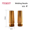 WSX Welding Nozzle for Handheld Gun Head M8 M10 M11 M13 TypeA-H with Wire Feed Laser Welding ND18 Machine 10pcs 1box Axrayser