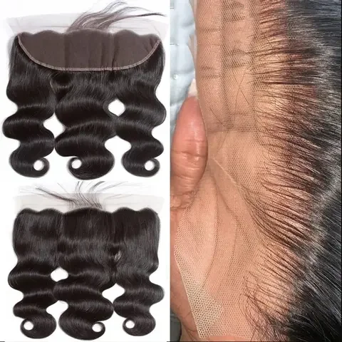 12A 13X4 13X6 Transparent Lace Frontal Body Wave With Baby Hair Lace Frontal