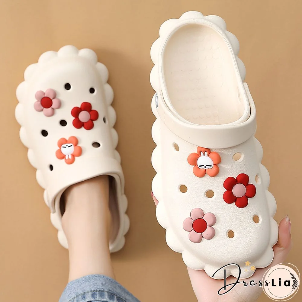 Platform Sandals Summer Women Slippers 6cm Wedges Sandals Outdoor Clogs Thick Street Beach Slide Flip Flops Garden Shoes