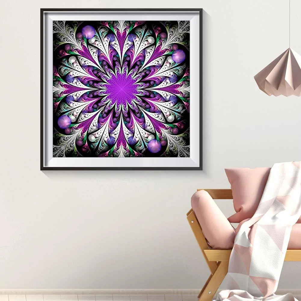 Diamond Painting - Full Round Drill - Mandala Flower(30*30cm)