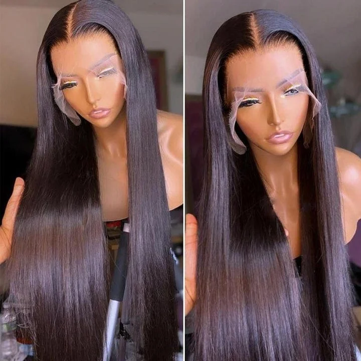 BOGO Free: Buy 13*4 HD Straight Lace Front Wig Get Glueless U Part Wig Flash Sale