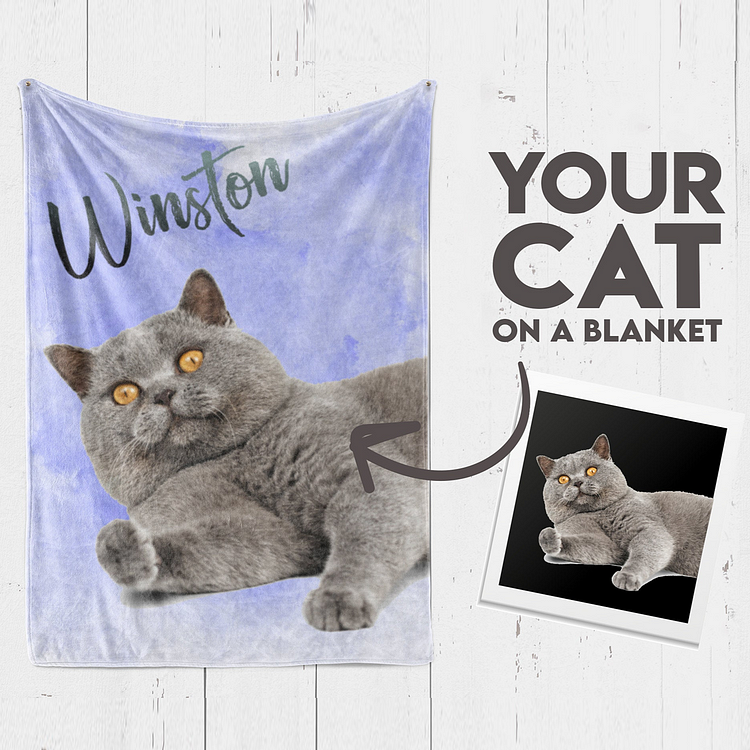 BlanketCute-Personalized Lovely Pet Blanket with Your Pet's Photo | 03