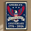 Diamond Painting -5D Full Round Drill 250th Anniversary of USA