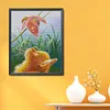 Staring Cat-14CT Stamped Cross Stitch 44*56cm/17.32*22.05in tapestrymarket