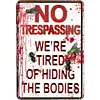 (Multi Style)Warning - Vintage Metal Signs - 30*40cm