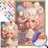 uk.everydayedeals (Limited Stock)Diamond Painting - Round AB Drills - Ice Cream Girl(45*65cm)