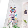 DIY Diamond Painting Double Sided 3D Wind Chime Flower Butterfly Pendant Hanging Kits