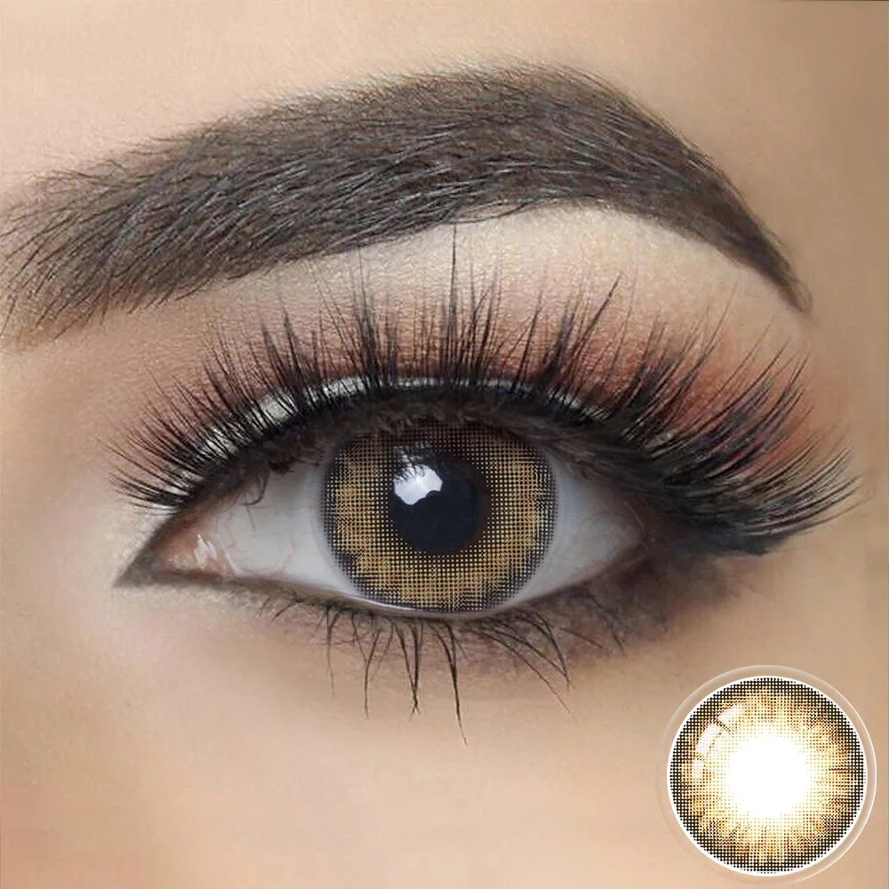 Pro HAZEL BROWN Colored Contact Lenses