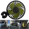 USB Car Fan 3 Speeds 360 Rotatable Car Seat Headrest Fan for Sedan SUV RV Truck