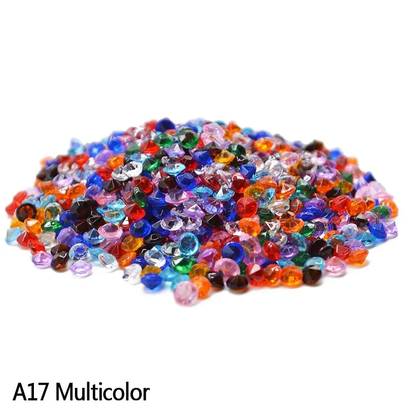 Wedding Decoration 1000PCS 4.5mm Crafts Crystal Confetti Table Scatters Clear Crystals Centerpiece Events Party Festive Supplies
