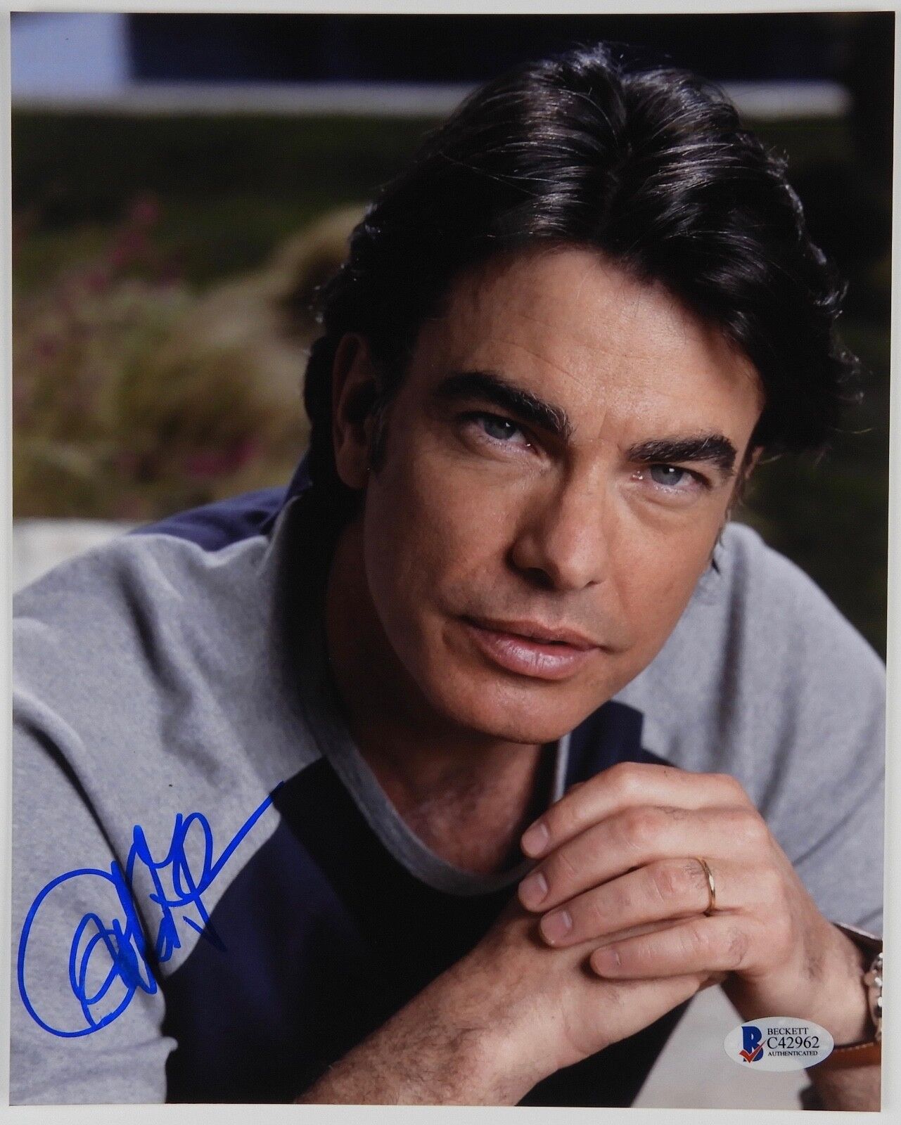 Peter Gallagher signed autograph Photo Poster painting 8 x 10 BAS COA Beckett