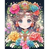 (40*60cm)Cartoon Girl - Round AB Drill Diamond Painting