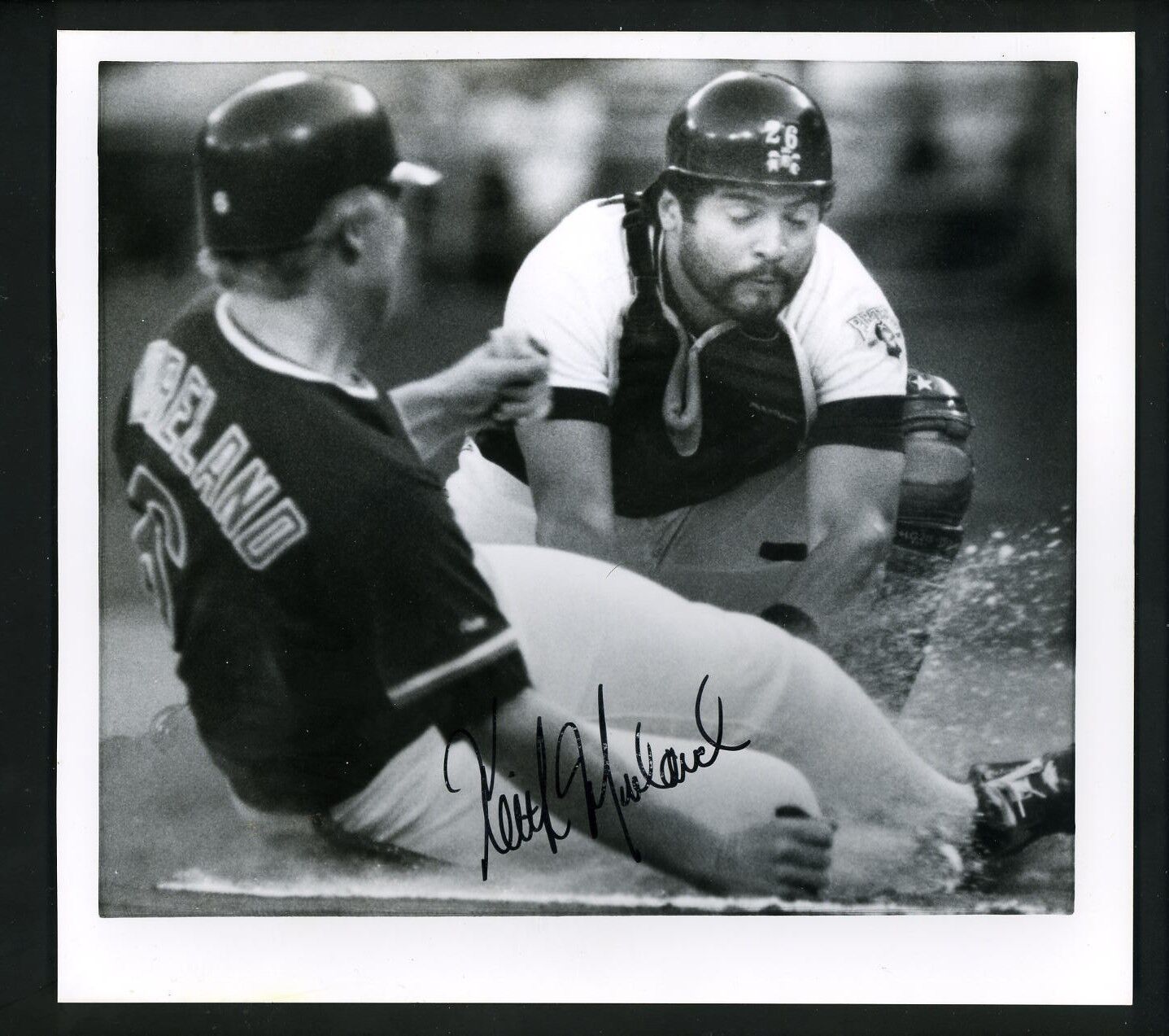 Keith Moreland Signed Autographed Original 8 x 9 Photo Poster painting Chicago Cubs