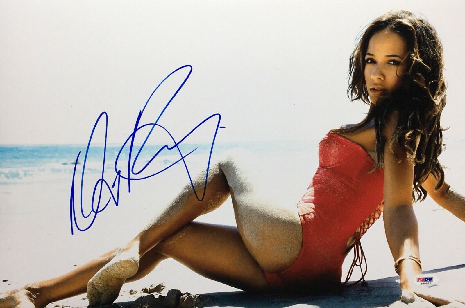 Dania Ramirez Signed 12x18 Photo Poster painting *Model *X-Men *Heroes *American Reunion PSA