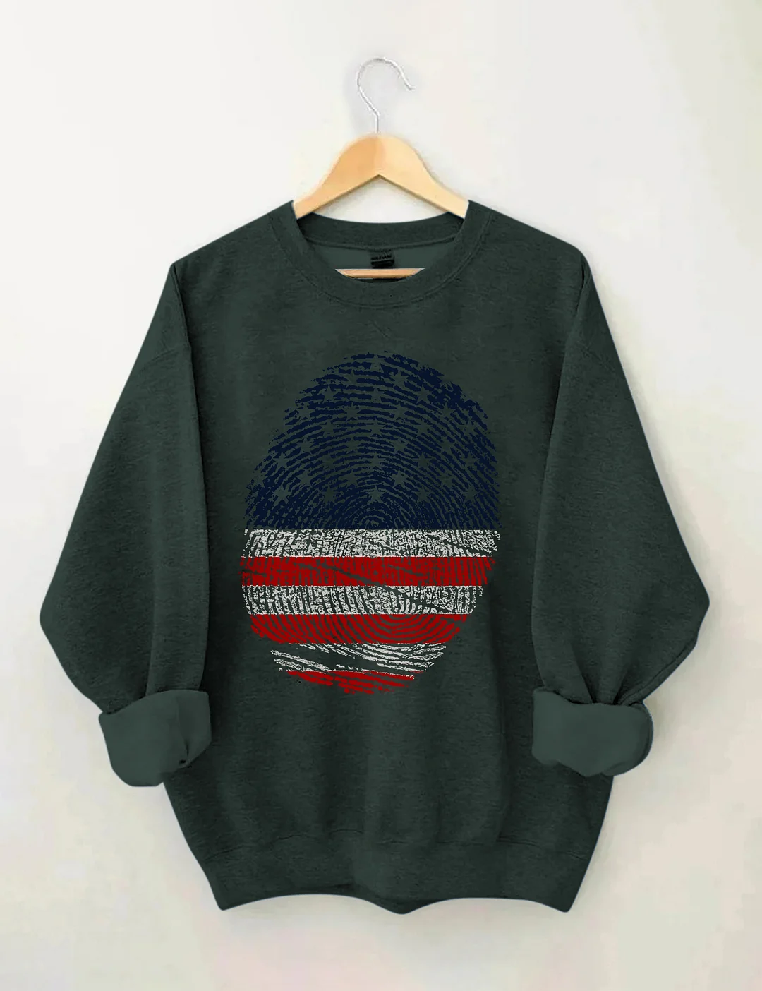 Fingerprint Flag Sweatshirt