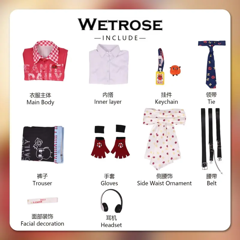 [Wetrose] Pre-Order Identity V Fire Investigator Florian Brand Beanie Game Outfit Cosplay Costume