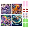 (US Local)4Pack Octopus-Crystal Rhinestone Diamond Painting(30x30cm)
