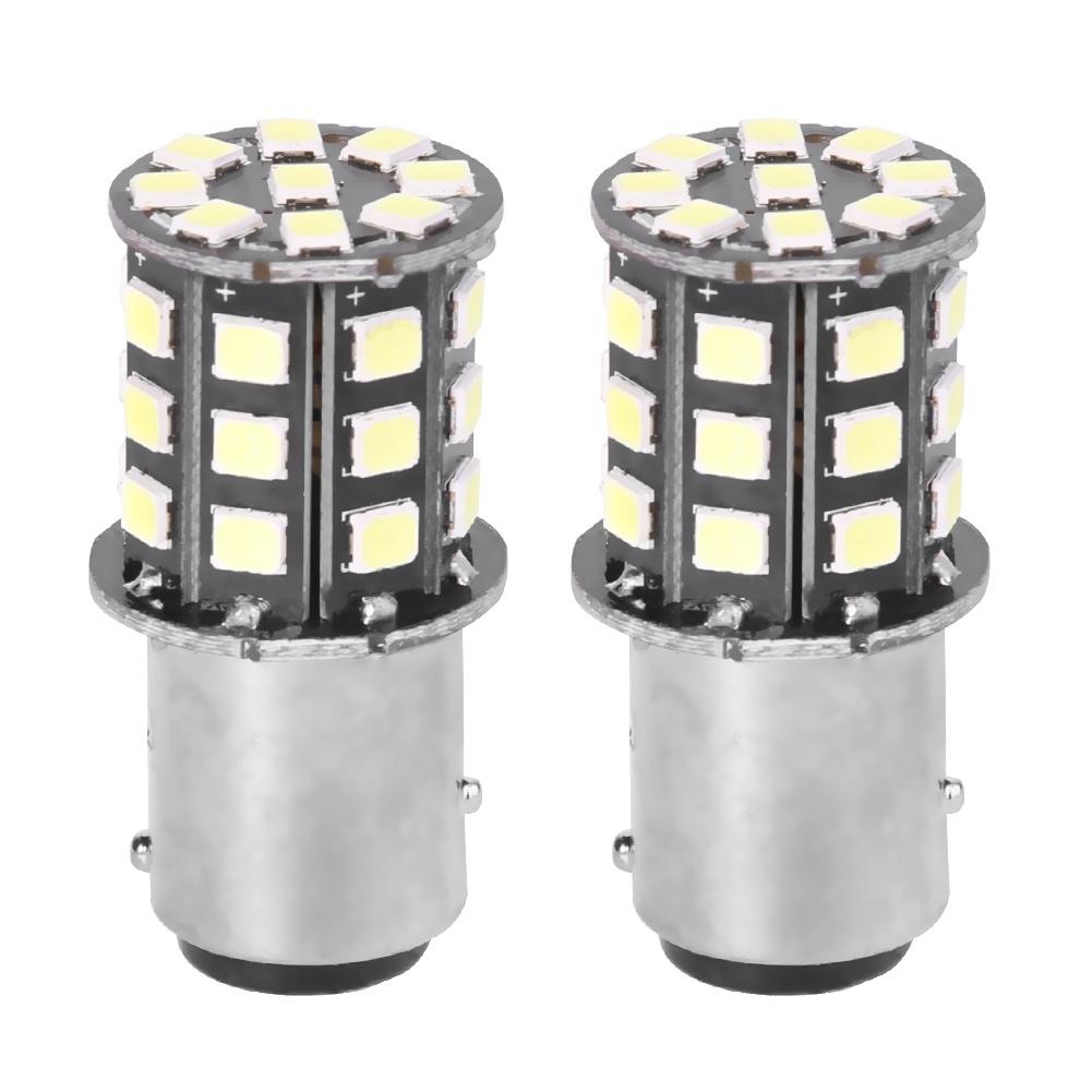 

1 Pair 1157/BAY15D 33 SMD2835 LED Car Tail Brake Stop Light Fog Lamp Bulbs, 501 Original