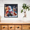 Diamond Painting-5D Full Round Drill Santa Claus & Elk(40*40 CM)