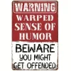 2pcs - Warning Vintage Metal Signs(12*16Inch)  