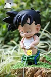 SD Scale Peeing Childhood Son Gohan - Dragon Ball Resin Statue - Emoji Studios [In Stock]