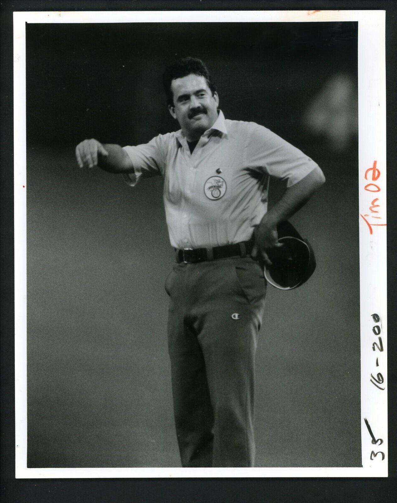 Umpire Tim Tschida LOT of Three 1988 Press Photo Poster paintings