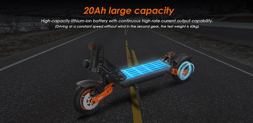 KUKIRIN G2 MAX Electric Scooter 10*2.75'' Off-road Pneumatic Tires 1000W Motor 48V 20Ah Battery 80km Range 3 Speeds